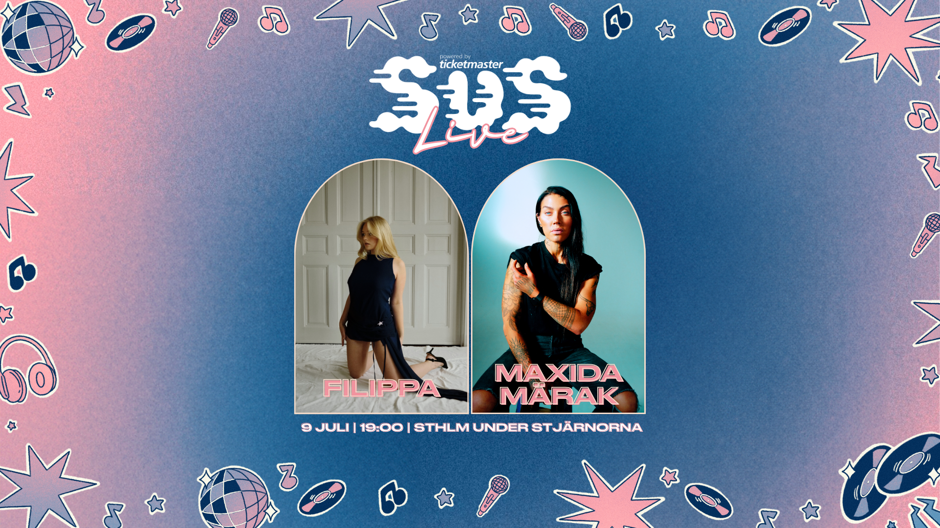 SUS LIVE: MAXIDA MÄRAK & FILIPPA
