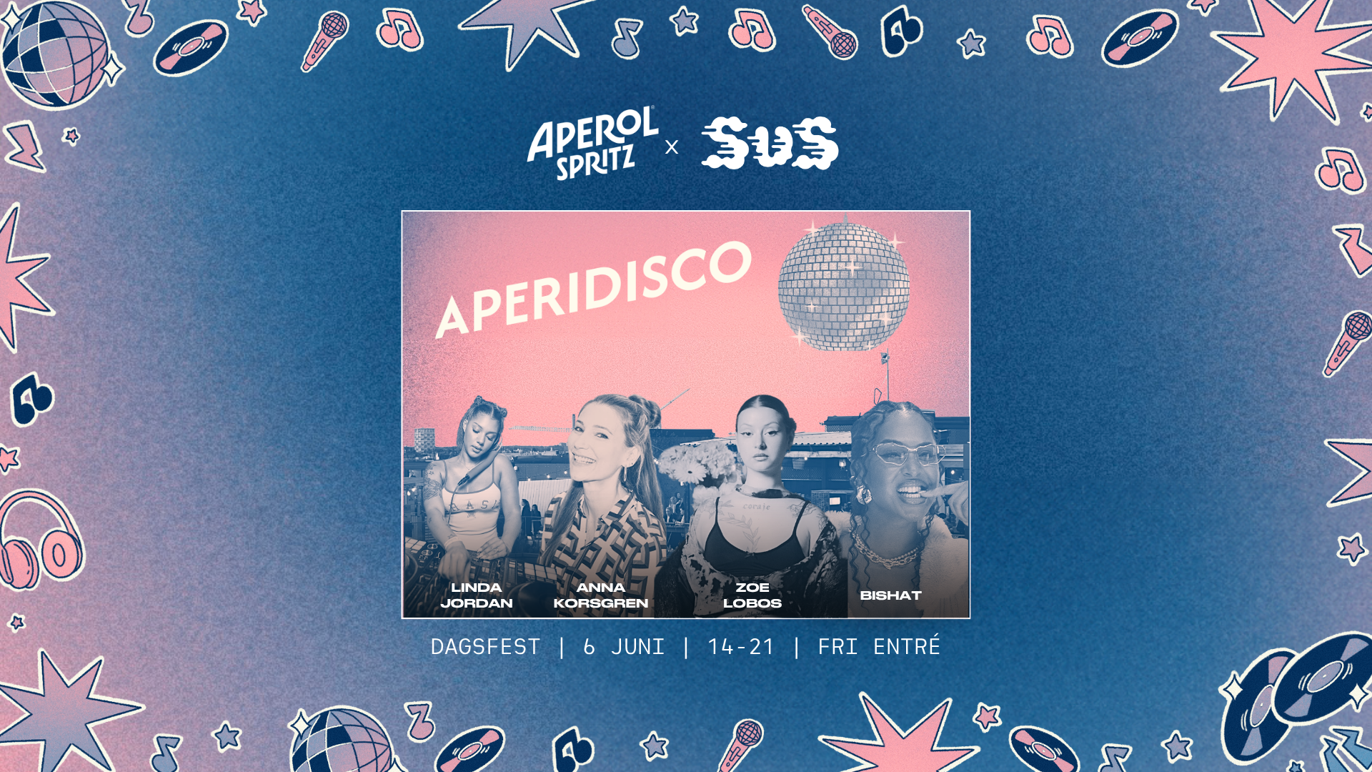 APERIDISCO x SUS x TAK