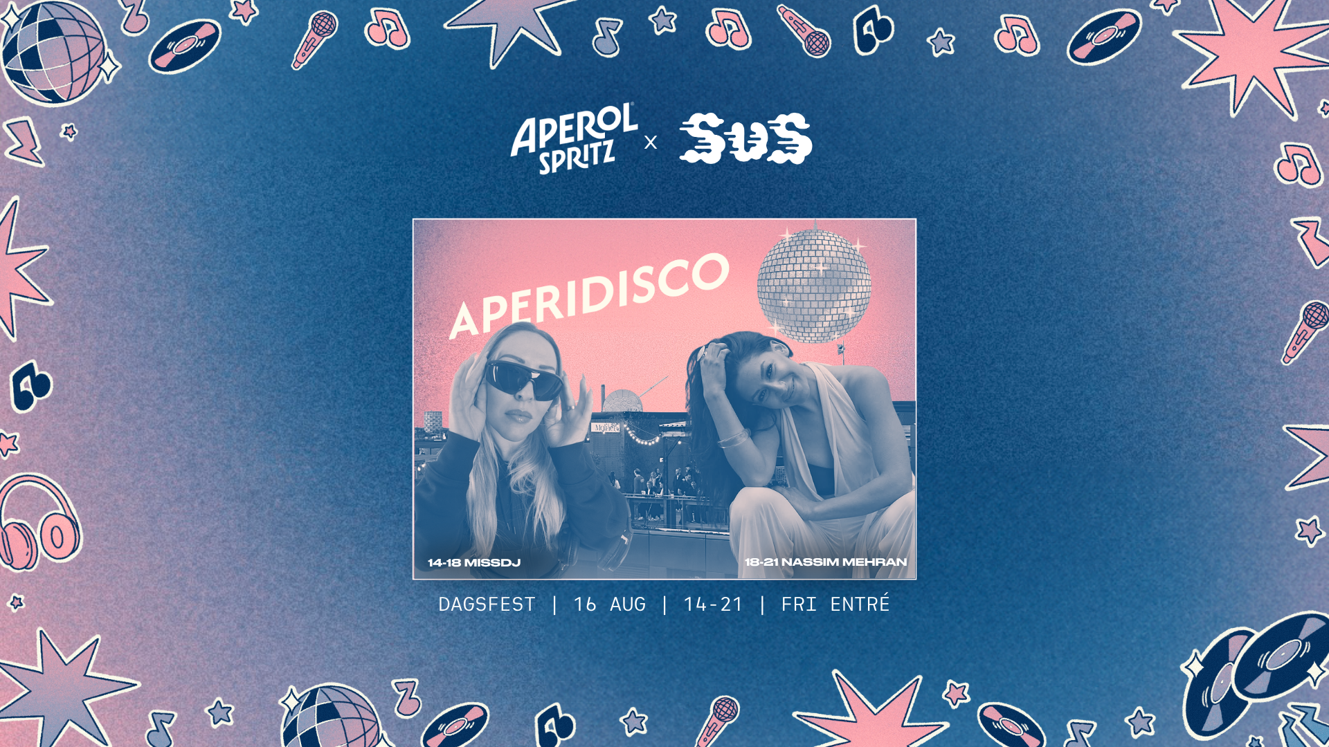 APERIDISCO x SUS DAY PARTY
